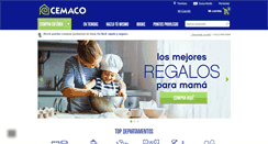 Desktop Screenshot of cemaco.com