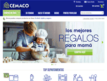 Tablet Screenshot of cemaco.com